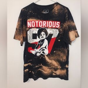 Biggie Smalls Custom Ready To Die Album Cover Artwork Short Sleeve T-Shirt